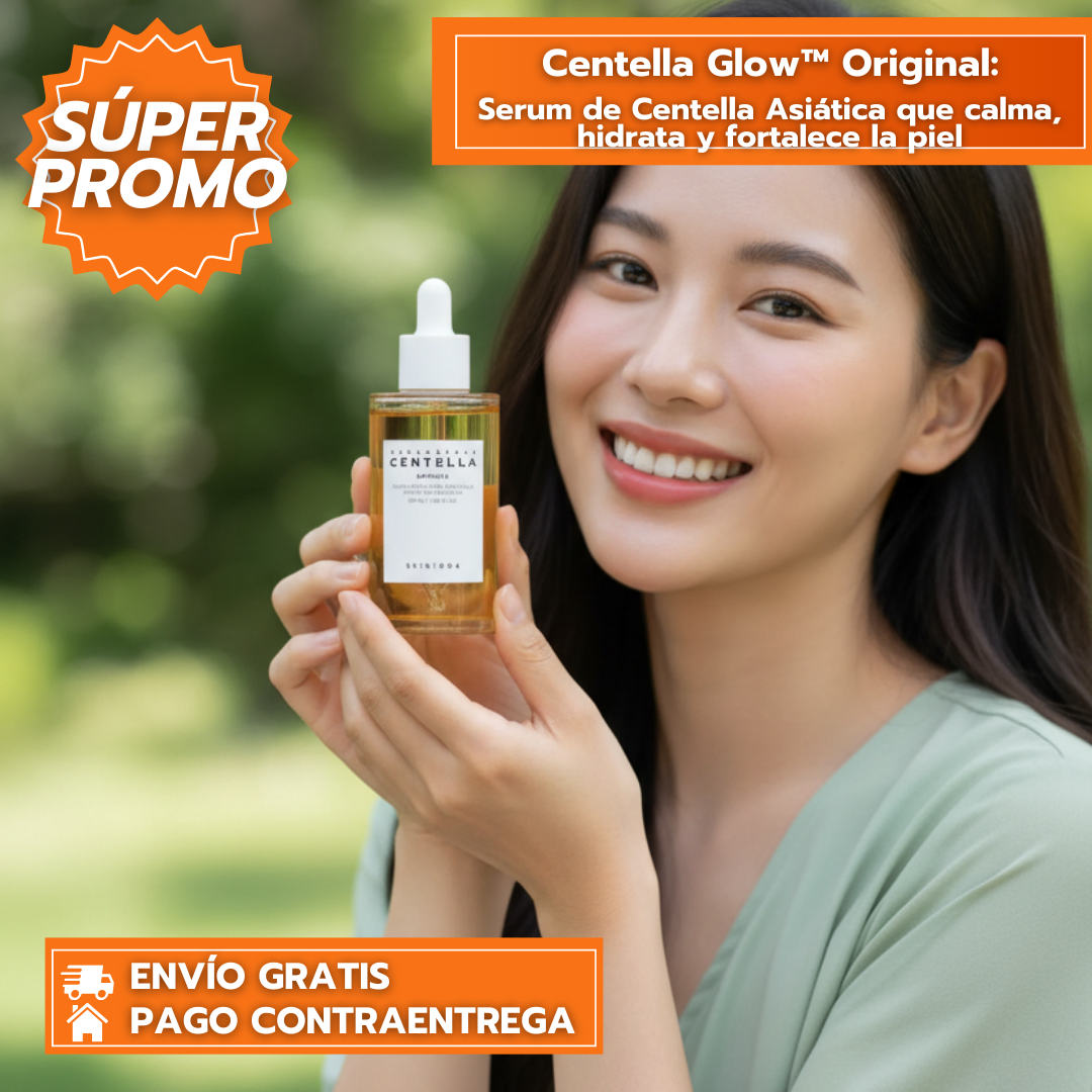 Centella Glow 1004™: Serum de Centella Asiática que calma, hidrata y fortalece la piel