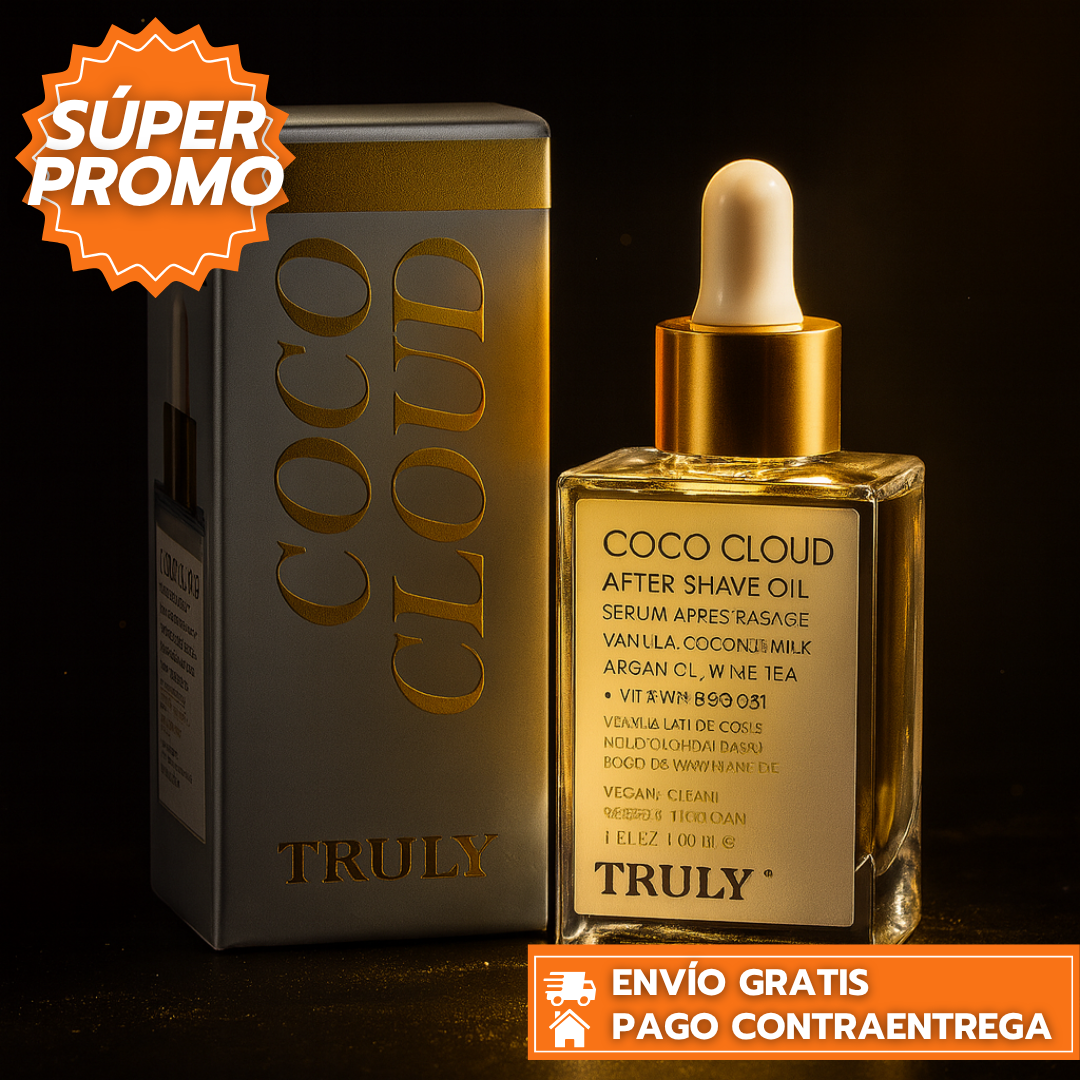 Truly Coco™ Original: Sérum calmante e hidratante que suaviza la piel y reduce la irritación tras el afeitado