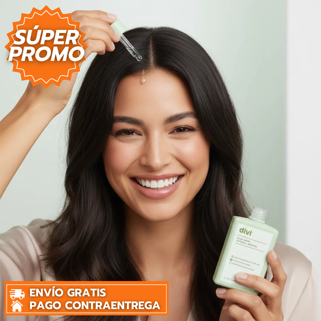 HairVital Divi™: Suero para el Cuero Cabelludo que Fortalece la Raíz y Estimula el Crecimiento Capilar