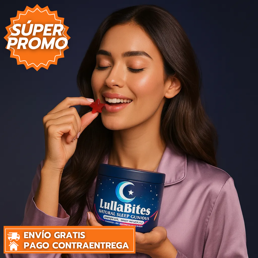 RelaGum LullaBites™ Original: Gomitas relajantes que ayudan con el sueño, reducen estrés y ayudan a despertar renovado.