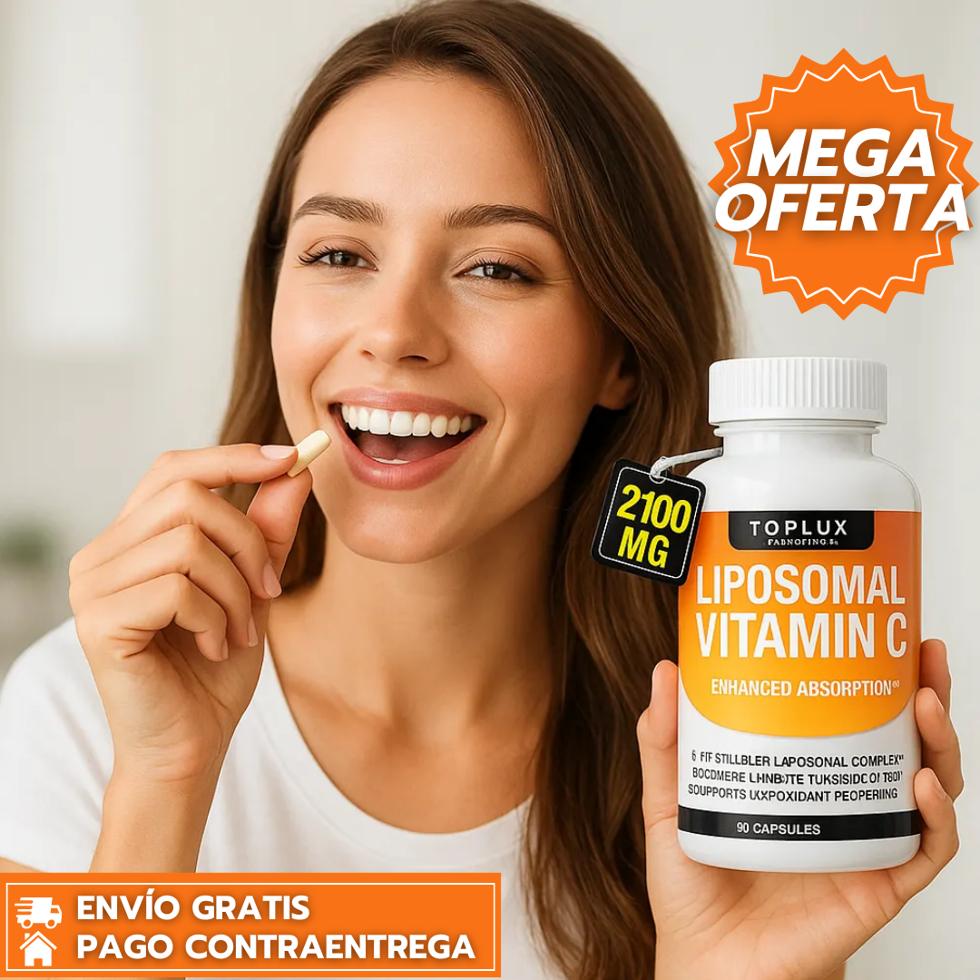 TopLux™ Vitamina C Liposomal: Cápsulas que fortalecen el sistema inmune y apoyan la producción de colágeno