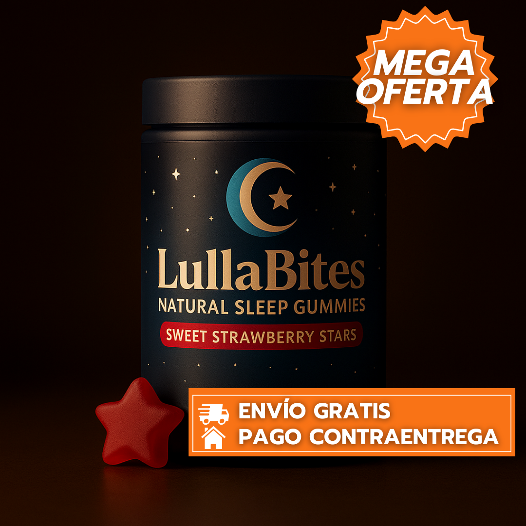 RelaGum LullaBites™ Original: Gomitas relajantes que ayudan con el sueño, reducen estrés y ayudan a despertar renovado.