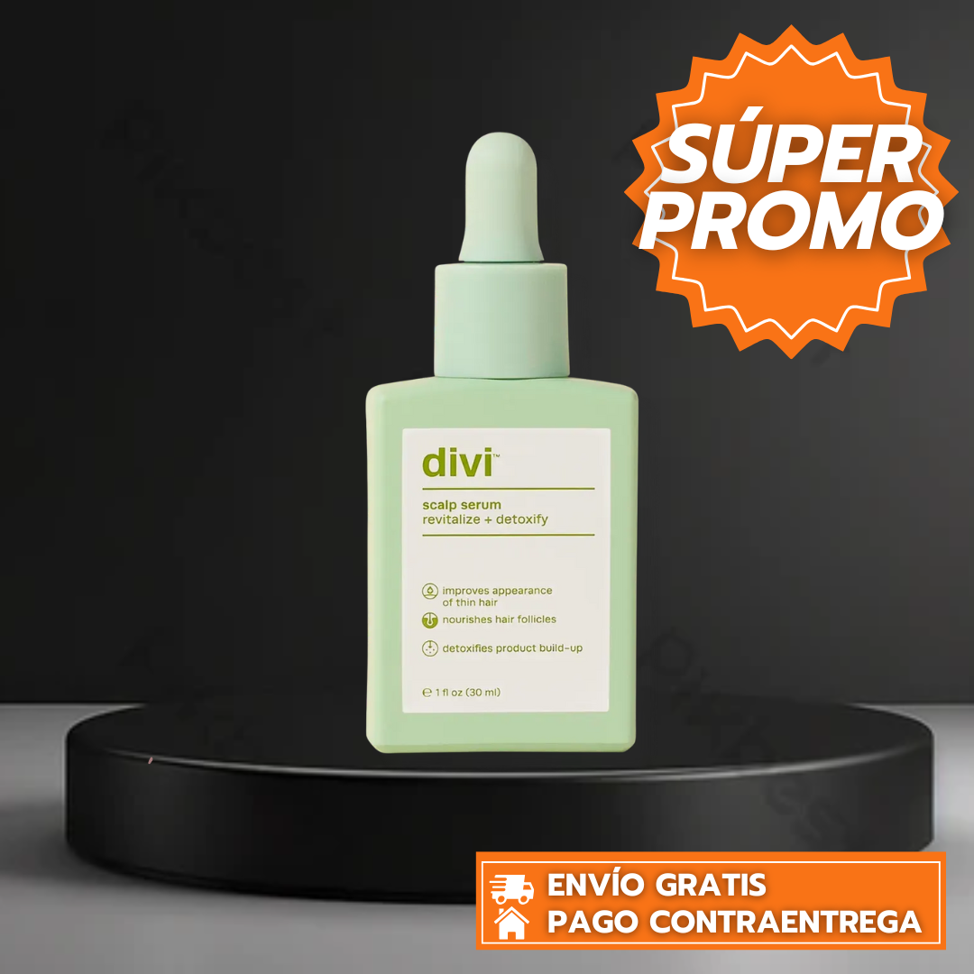 HairVital Divi™: Suero para el Cuero Cabelludo que Fortalece la Raíz y Estimula el Crecimiento Capilar