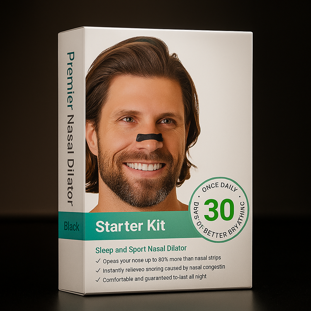 BreathePro™: Banda Magnética Antirronquidos que Mejora la Respiración y Facilita un Sueño Tranquilo.