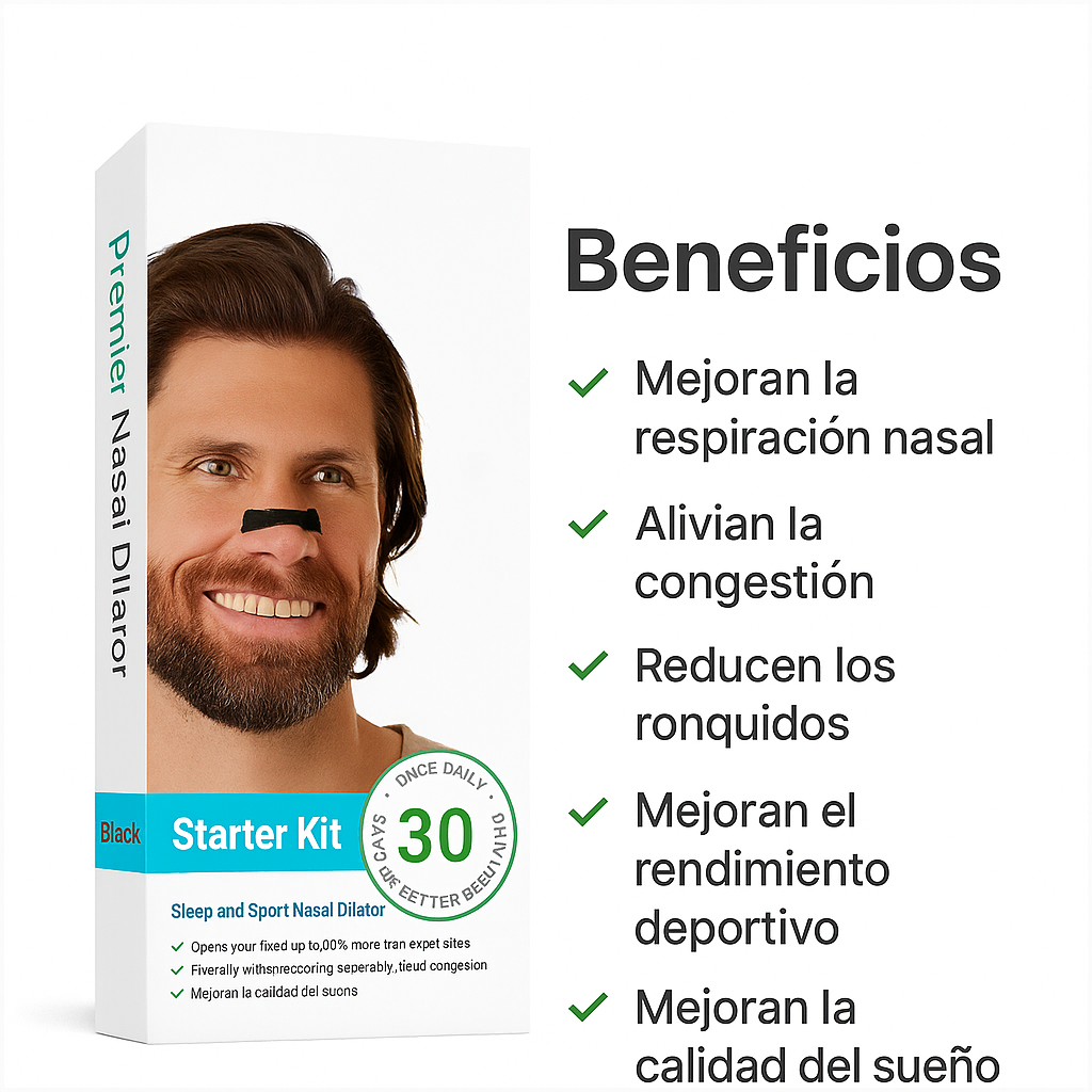 BreathePro™: Banda Magnética Antirronquidos que Mejora la Respiración y Facilita un Sueño Tranquilo.