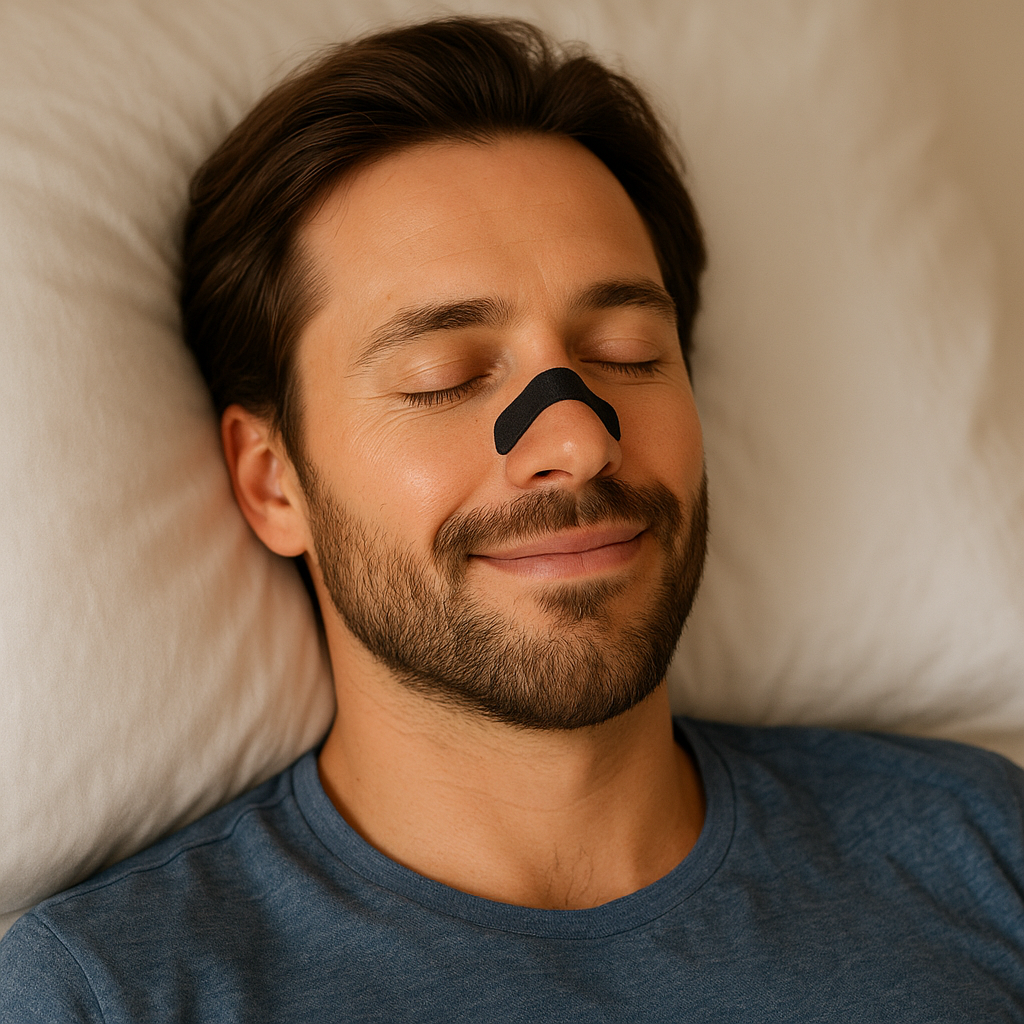 BreathePro™: Banda Magnética Antirronquidos que Mejora la Respiración y Facilita un Sueño Tranquilo.