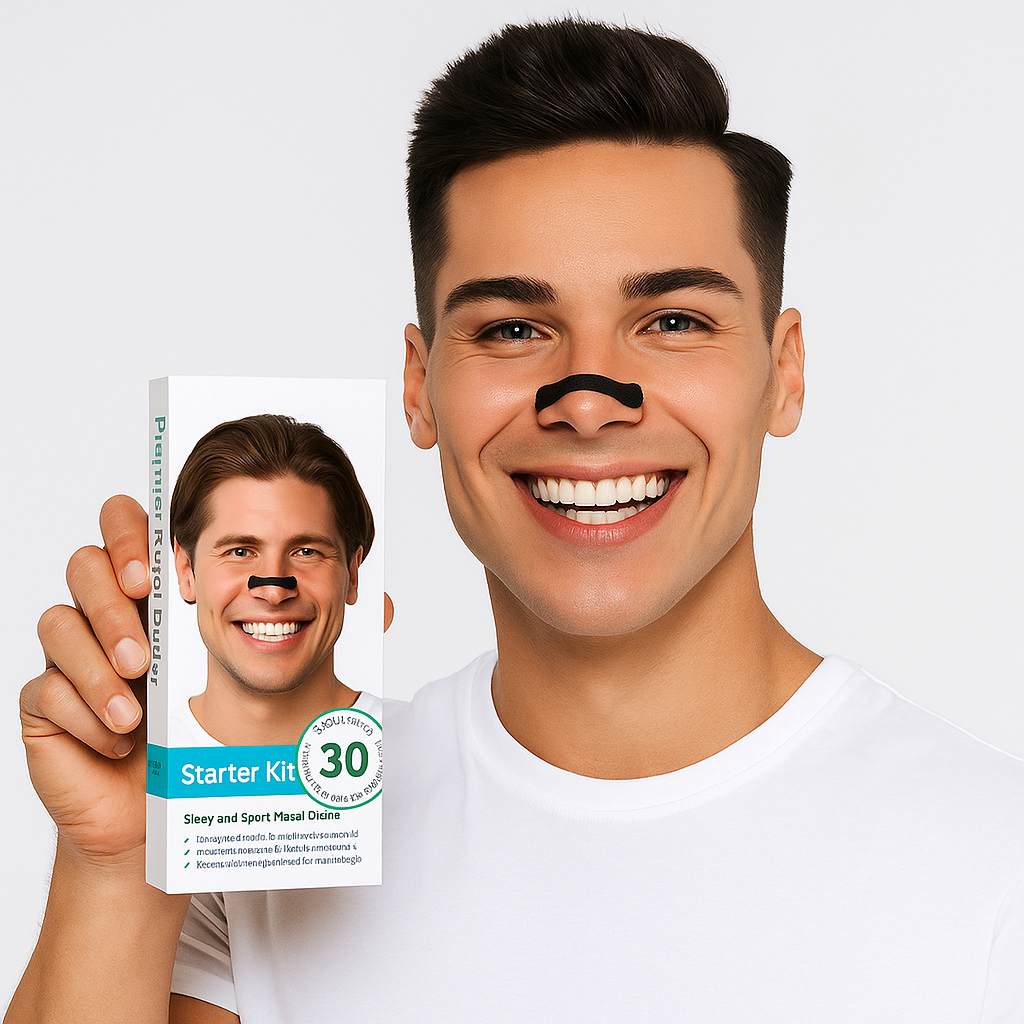 BreathePro™: Banda Magnética Antirronquidos que Mejora la Respiración y Facilita un Sueño Tranquilo.