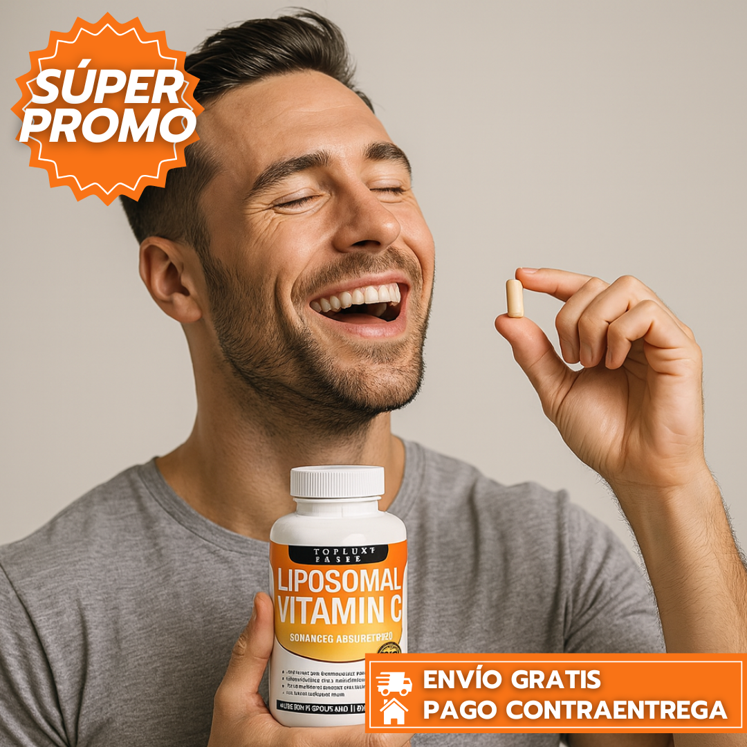 TopLux™ Vitamina C Liposomal: Cápsulas que fortalecen el sistema inmune y apoyan la producción de colágeno